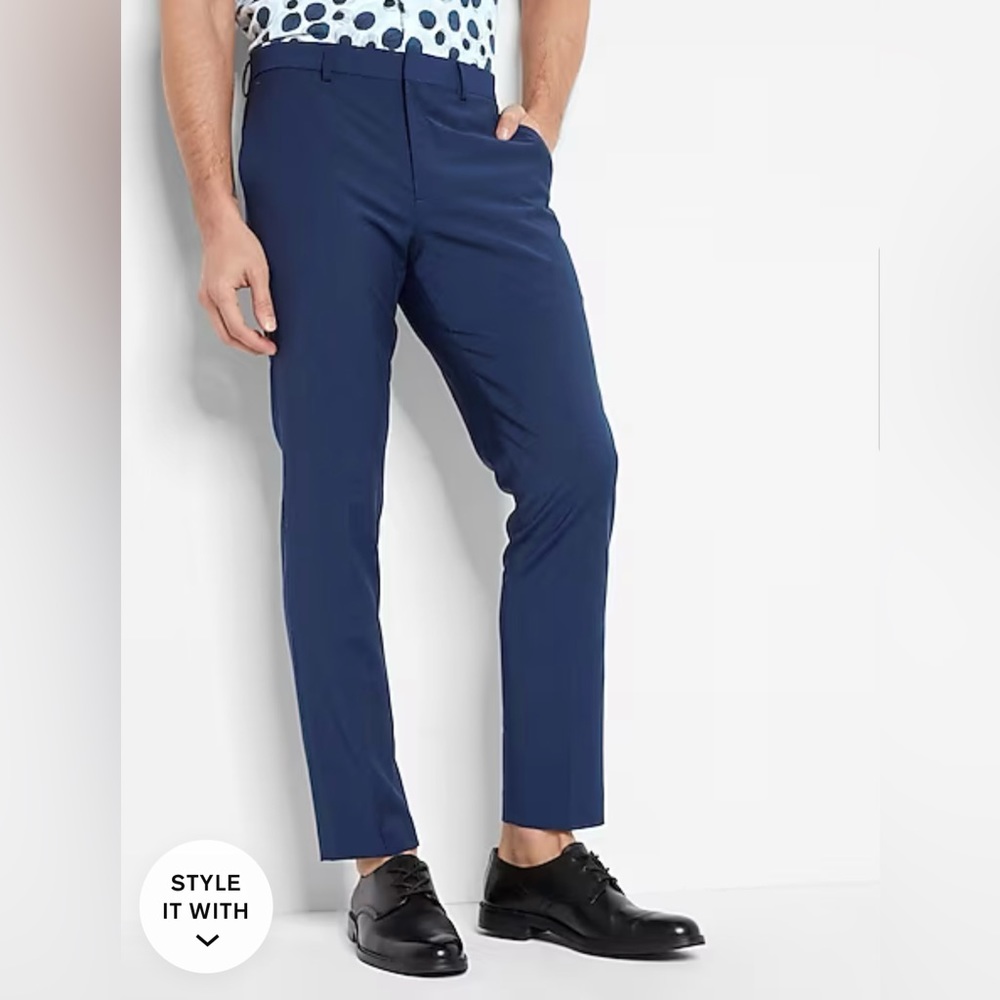 Express Innovator Men’s 29x30 Navy Dress Pants